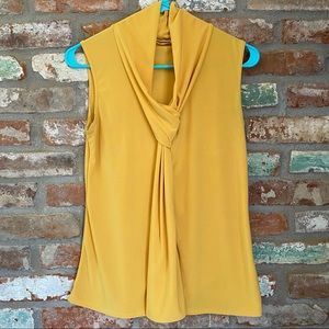 Yellow stretchy blouse